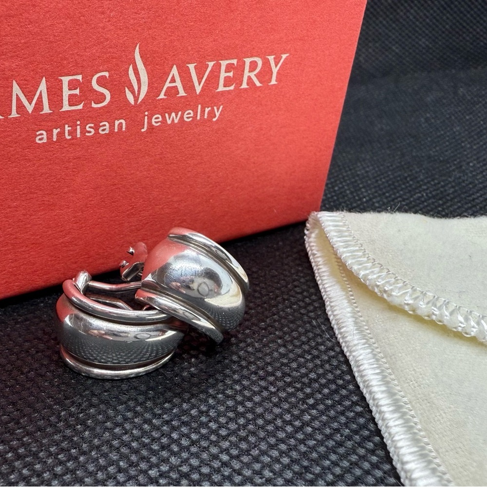James Avery Classic Silver Earrings
